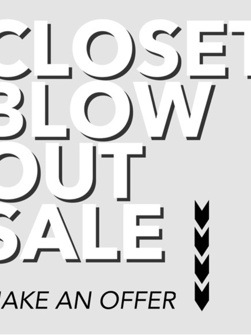 🚨Closet Clear Out Sale🚨